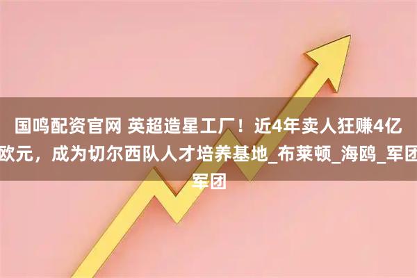 国鸣配资官网 英超造星工厂！近4年卖人狂赚4亿欧元，成为切尔西队人才培养基地_布莱顿_海鸥_军团